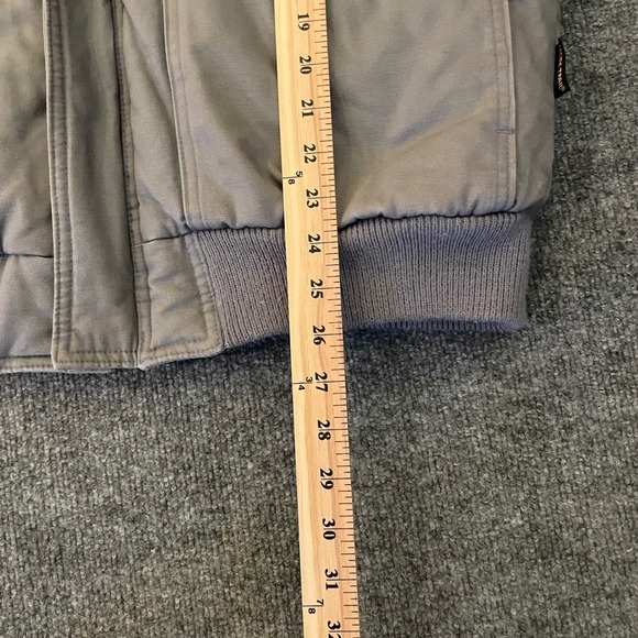 Pacific Trail Corduroy Bomber Jacket Gray Men's XL Outdoor Winter Barn Coat - Picture 8 of 10